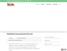 Tablet Screenshot of halalhub.com.sg